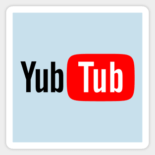 Yubtub Funny Bigtech Parody Gift For Vloggers Sticker